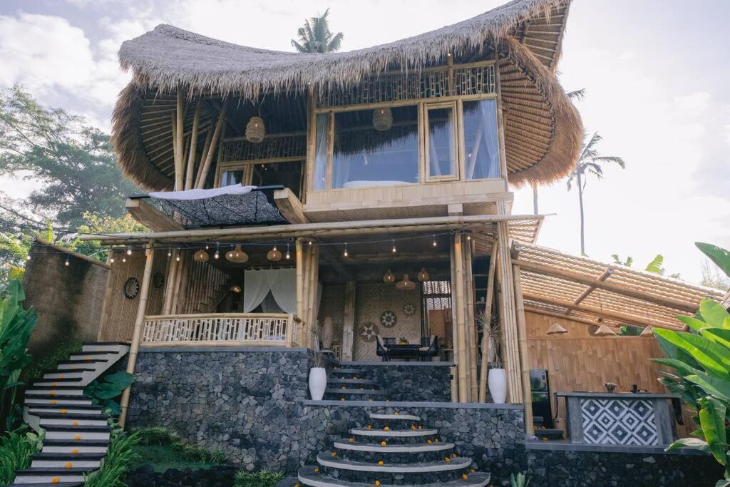 Makerti Bali~Bamboo House Villa Selat Dış mekan fotoğraf