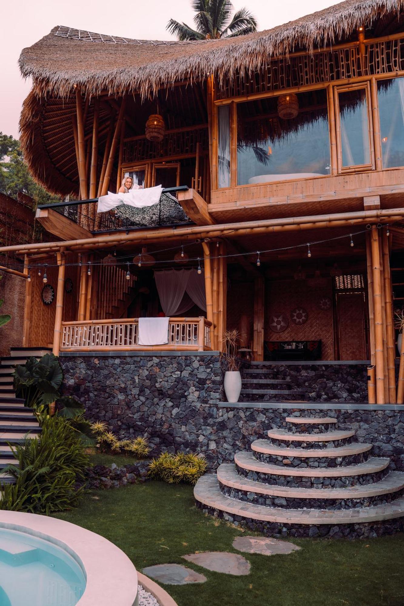 Makerti Bali~Bamboo House Villa Selat Dış mekan fotoğraf