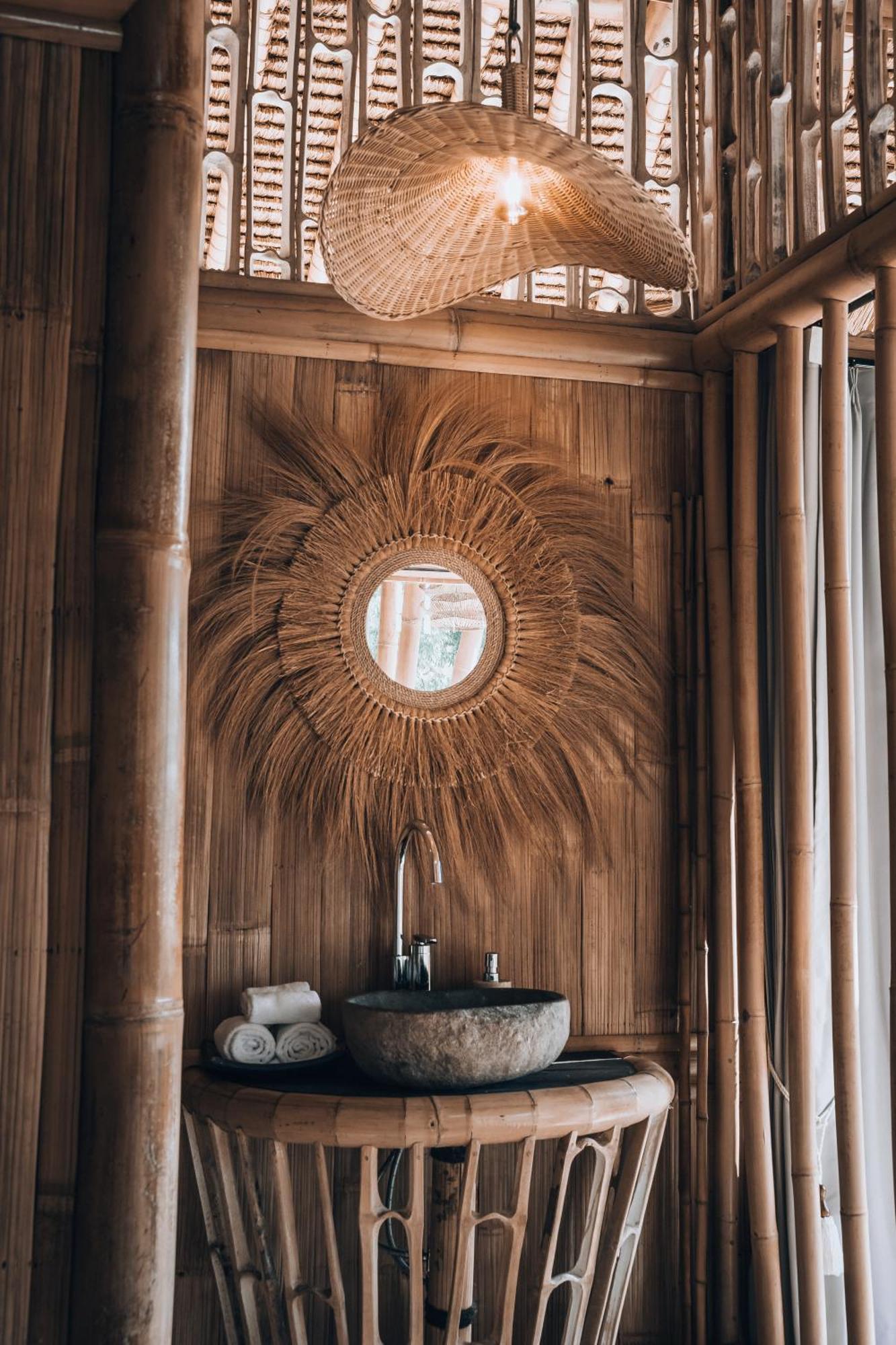 Makerti Bali~Bamboo House Villa Selat Dış mekan fotoğraf