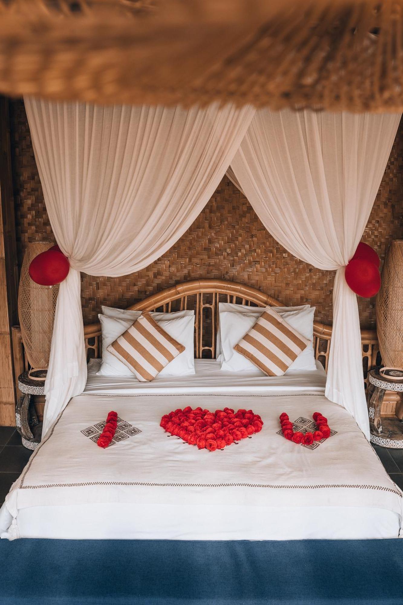 Makerti Bali~Bamboo House Villa Selat Dış mekan fotoğraf